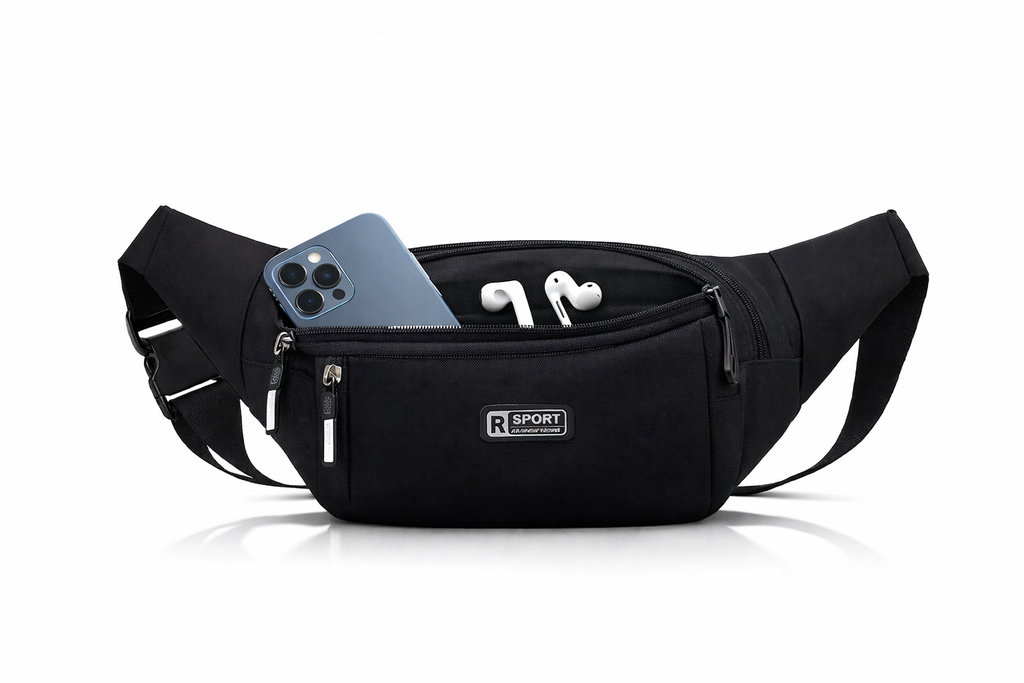 Slim Running Waist Bag - Lightweight, Waterproof, Anti - Bounce Fitness Belt